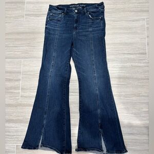 American Eagle Outfitters Women's Blue Flare Jeans
